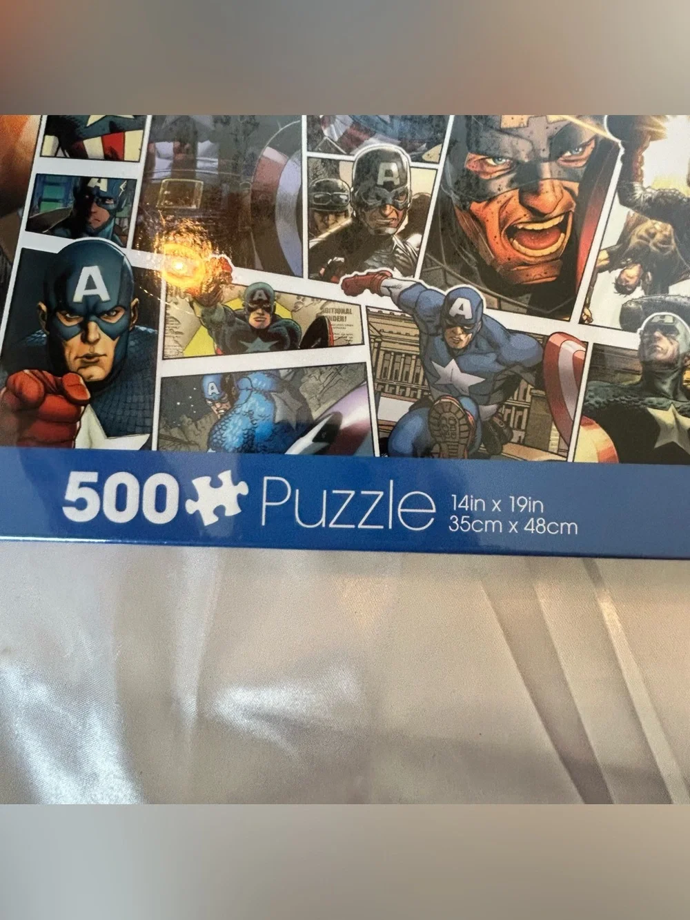 Marvel Captain America Puzzle 500 Piece Jigsaw Puzzle Aquarius New Sealed